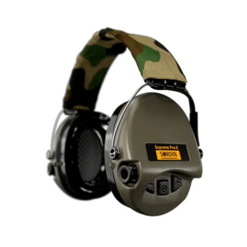 Sordin Supreme Pro-X H2 LED Gel - Green/Camo