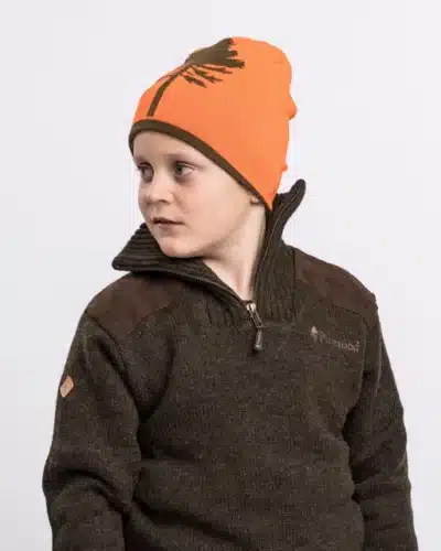 Pinewood Hurricane Sweater Børn - Dark Grey Melange