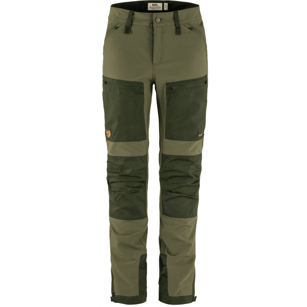 Tofarvet Keb Agile Trousers til kvinder i grøn