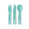 Sea to Summit Passage Cutlery Set - [3 Piece] - Blue Aqua Sea Blue