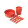 Sea to Summit Passage Dinnerware Set - [1P] [6 Piece] - Spicy Orange