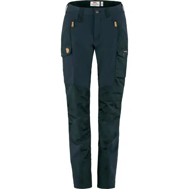 Fjällräven Nikka Trousers Curved W Long – Dark Navy