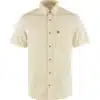 Fjällräven Övik Travel Shirt SS - Chalk White
