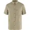 Fjällräven Övik Travel Shirt SS - Sand Stone