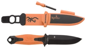 Browning Ignite Fixed Knife 10 cm - Black/Orange