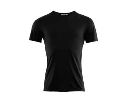 Aclima LightWool Undershirt Tee M´s - Jet Black