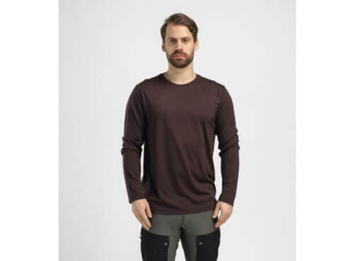 Aclima Lightwool 180 Crewneck M´s - Chocolate Plum