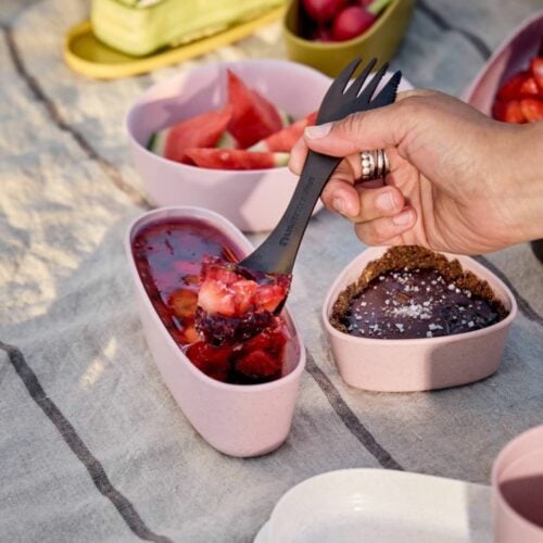 Light My Fire Spork little BIO 2-pack - Mustyyellow/Hazyblue