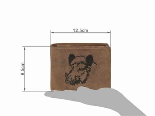 Greenburry Læderpung Med Svin - Brun