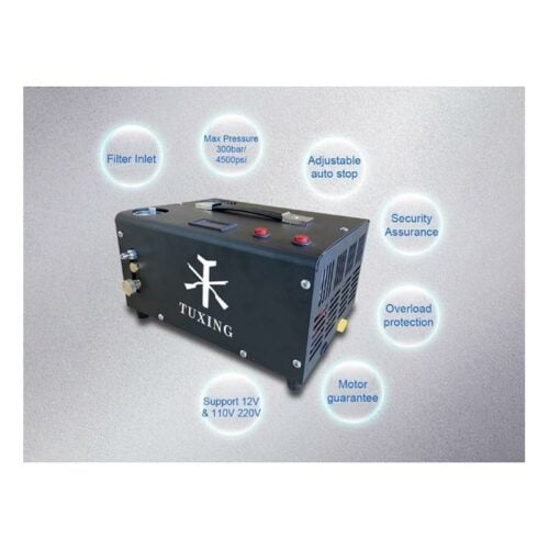 Kompressor 300 Bar Til 12V/110V/220V med auto stop