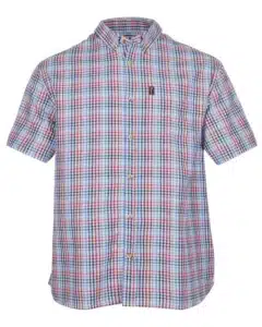 Pinewood Sommer Skjorte - Lysblå/Rød
