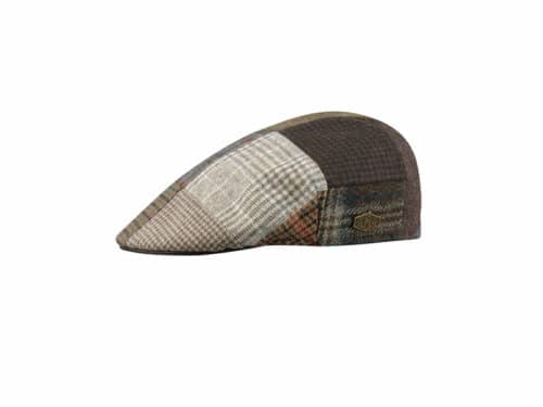 MJM country 100% Wool patch/leather brown