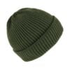 Fiebig Knitted Beanie Merino Solid - Olive Green