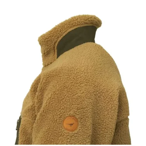 Laksen Teddy fleece jacket - camel