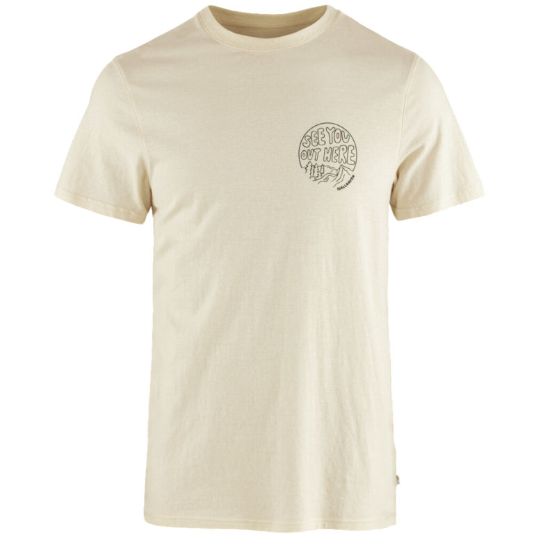 Fjällräven Hemp Blend Out Here T-shirt – Chalk White