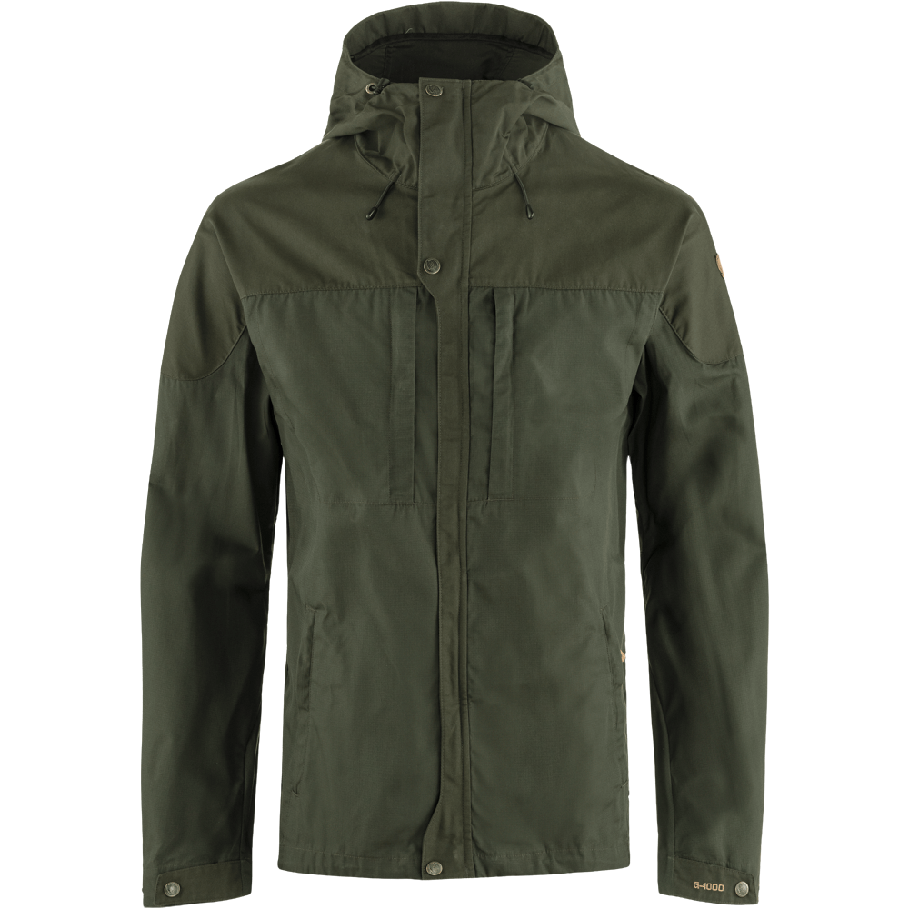 Fjällräven Skogsö outdoorjakke til mænd i mørkegrøn