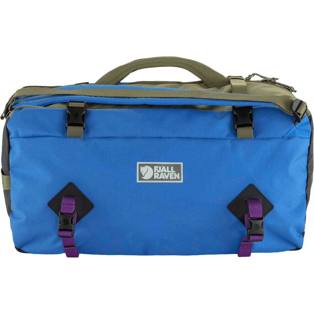 Fjällräven hverdagstaske i grøn og blå