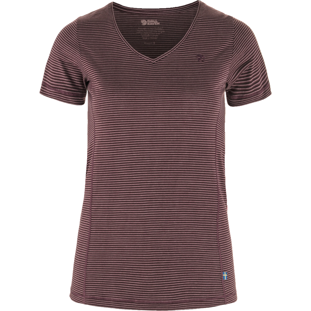 Fjällräven t-shirt til kvinder i bordeaux