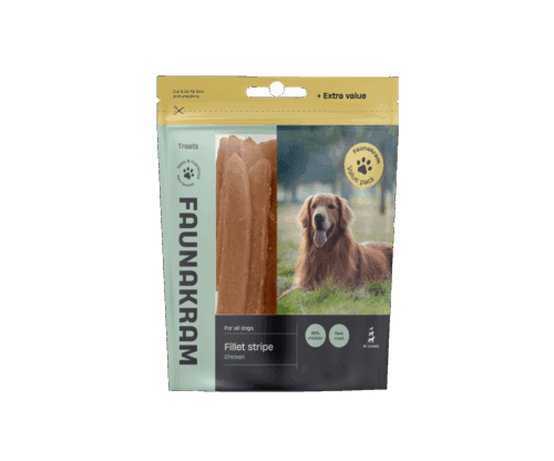 Faunakram Valuepack Chicken Stripes - 500g