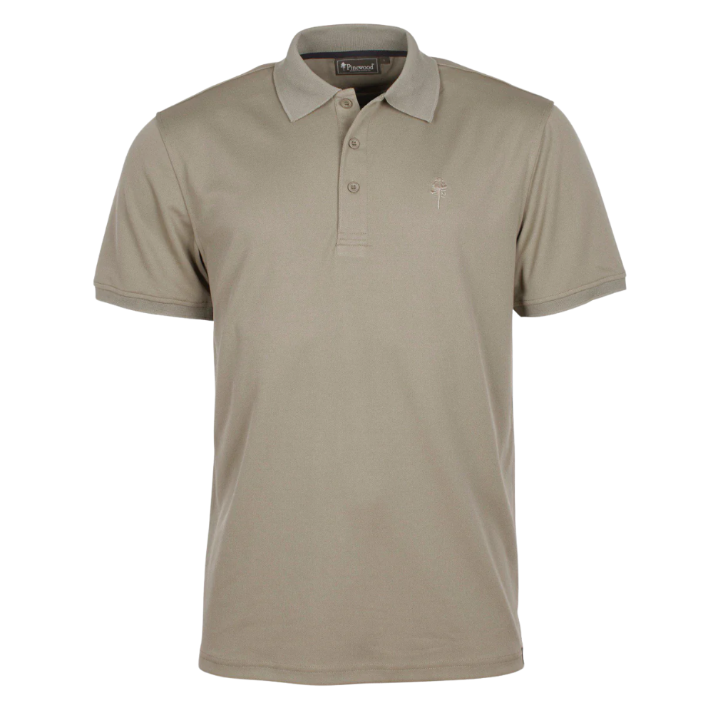 Pinewood polo t-shirt i khaki
