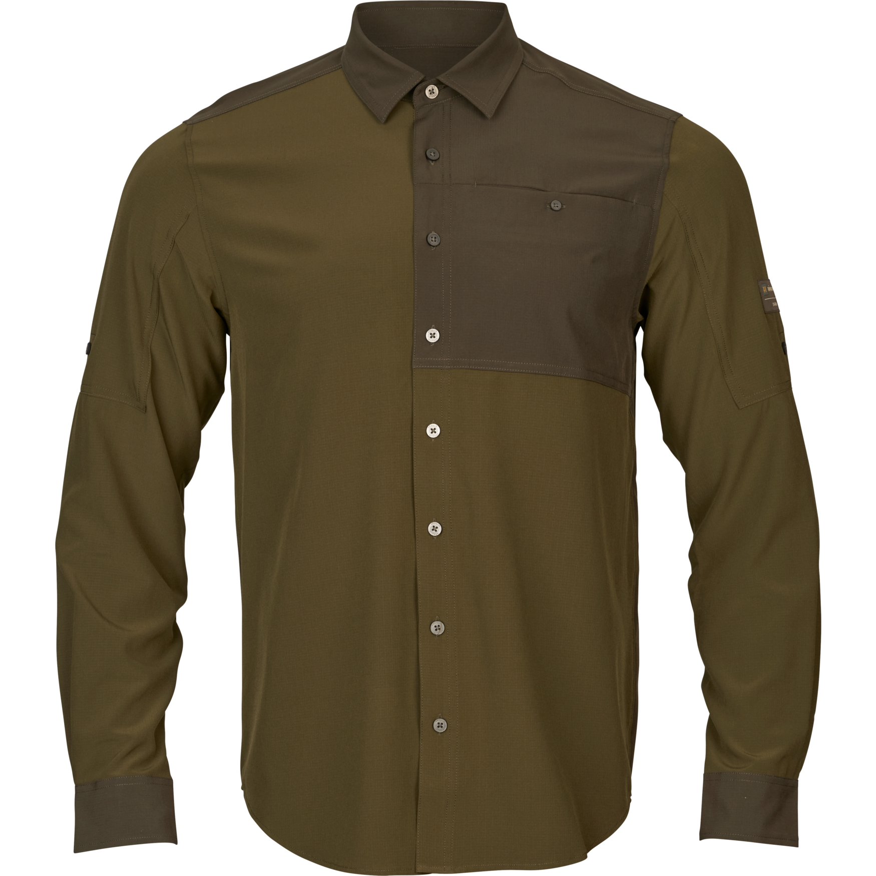 Härkila Logmar Letvægts Skjorte i farven Dark Olive/Willow Green