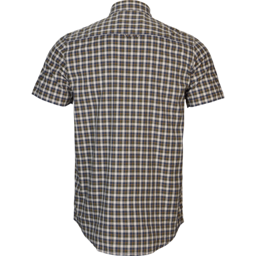Härkila fjell s/s skjorte -naval blue check