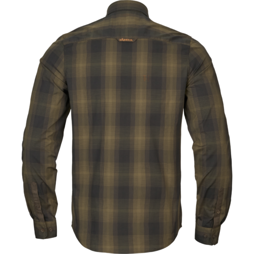 Härkila akkan skjorte -willow green/shadow brown