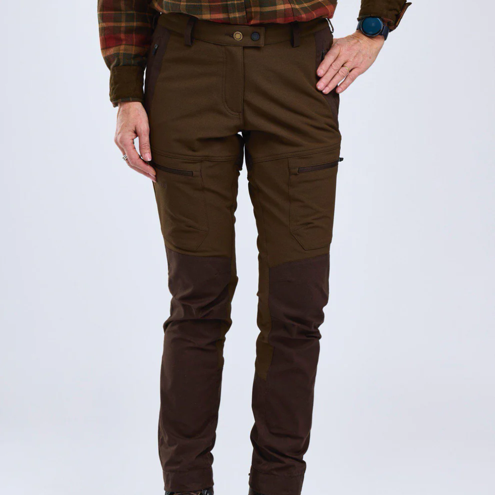 Pinewood Finnveden Hybrid bukser til kvinder i brun