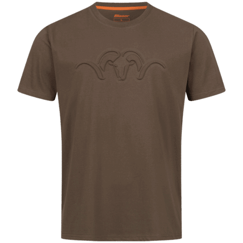 Blaser Argali 3D Debossed T-shirt - Dark Brown