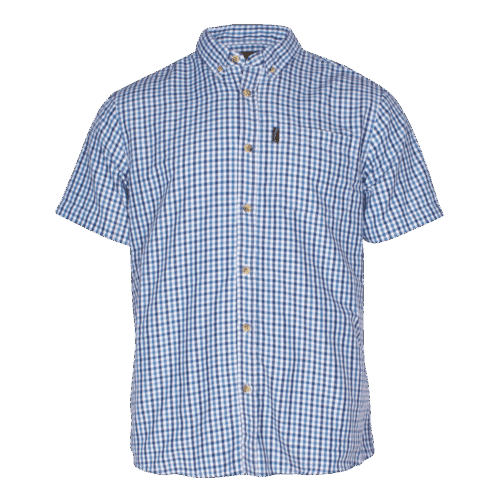 Pinewood summer shirt s/s -Teal blue