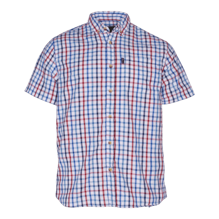 Pinewood Summer Shirt – White / Blue