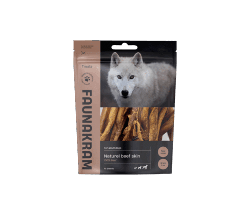 Faunakram 200g natural beef skin