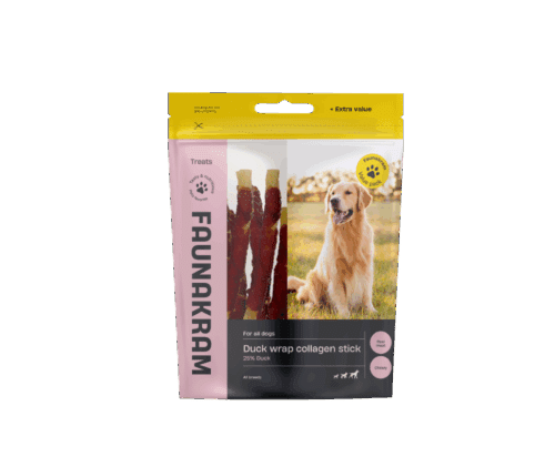 Faunakram 300g duck wrap collagen stick