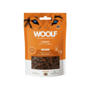 Woolf Soft Cubes Turkey – 100g Woolf Soft Cubes Turkey - 100g
