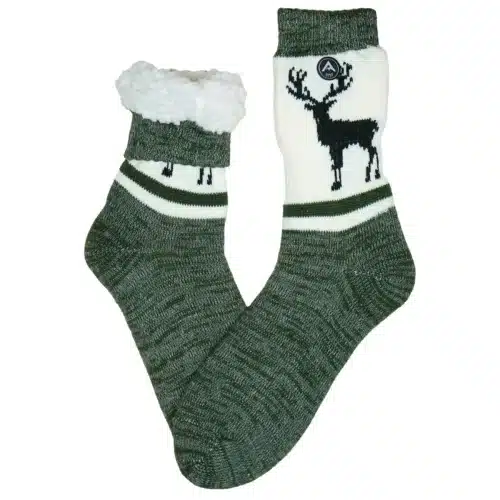 Avignon Heat Max Socks Reindeer