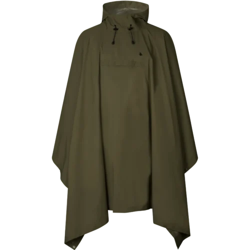 Seeland Taxus Rain Poncho - Pine Green