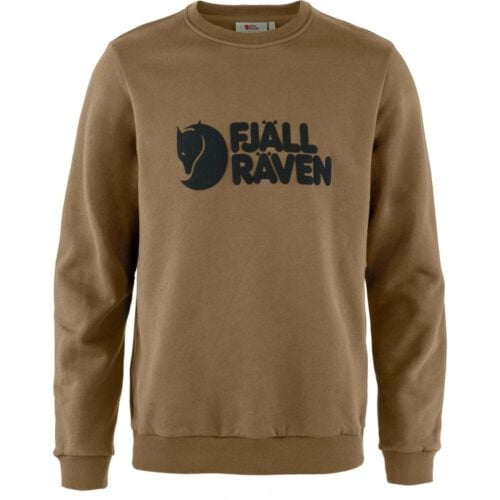 Fjällräven Logo Sweater M - Wood Brown