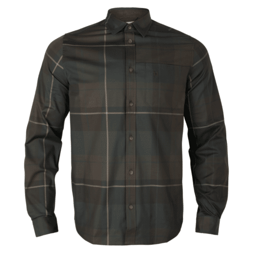 Härkila Akse L/S Skjorte - Shadow Brown Check