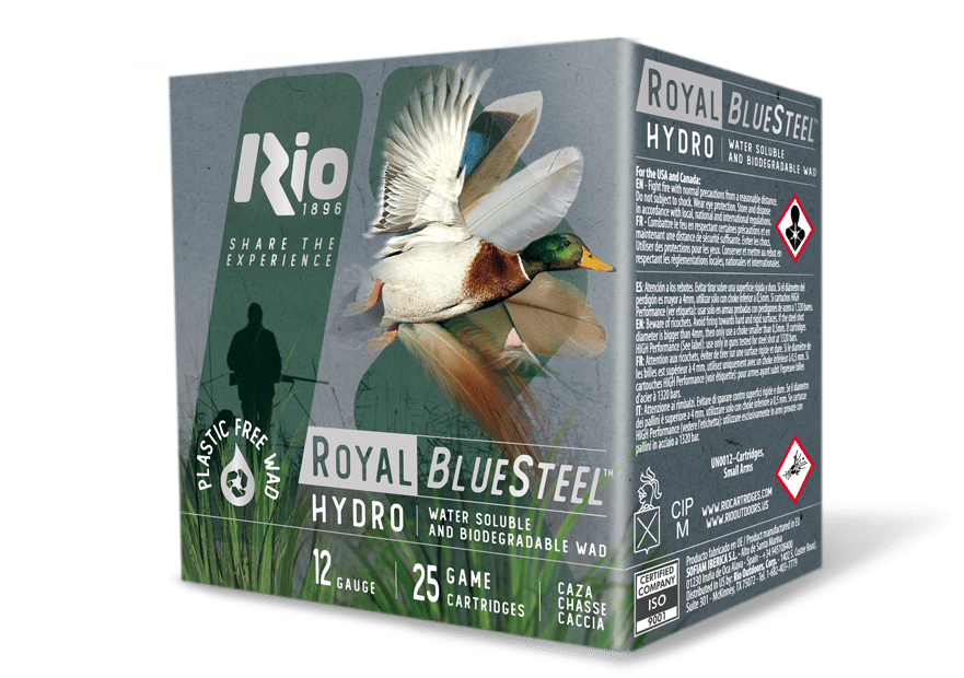 Rio Royal Hydro BlueSteel 28g haglpatroner