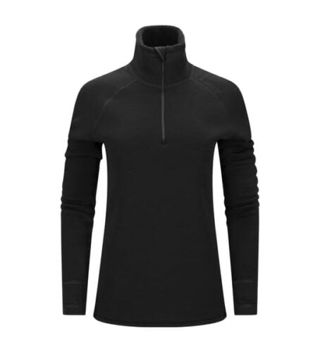 Aclima FleeceWool Polo V2 W. Zip M's - Jet Black