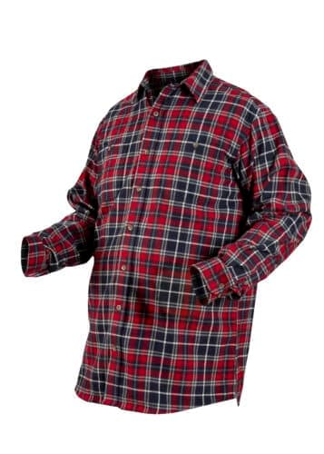 Nordhunt Nebraska Shirt - Red/Navy Check