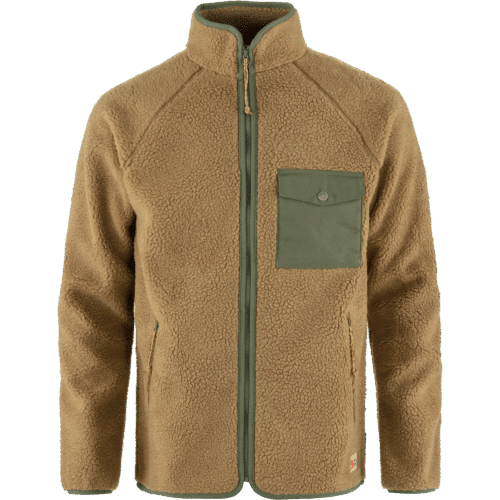 Fjällräven Vardag Pile Fleece M - Buckwheat Brown-Laurel Green