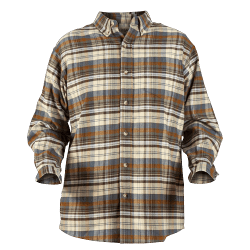 Nordhunt Oklahoma Shirt - Steal Blue/Tobacco Check