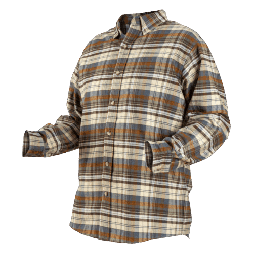 Nordhunt Oklahoma Shirt - Steal Blue/Tobacco Check