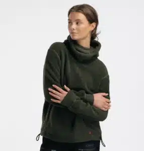 Aclima Reborn Terry Pullover Unisex - Olive Melange
