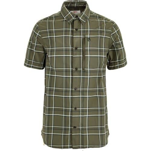 Fjällräven  Abisko Hike Shirt M - Laurel Green-Chalk White