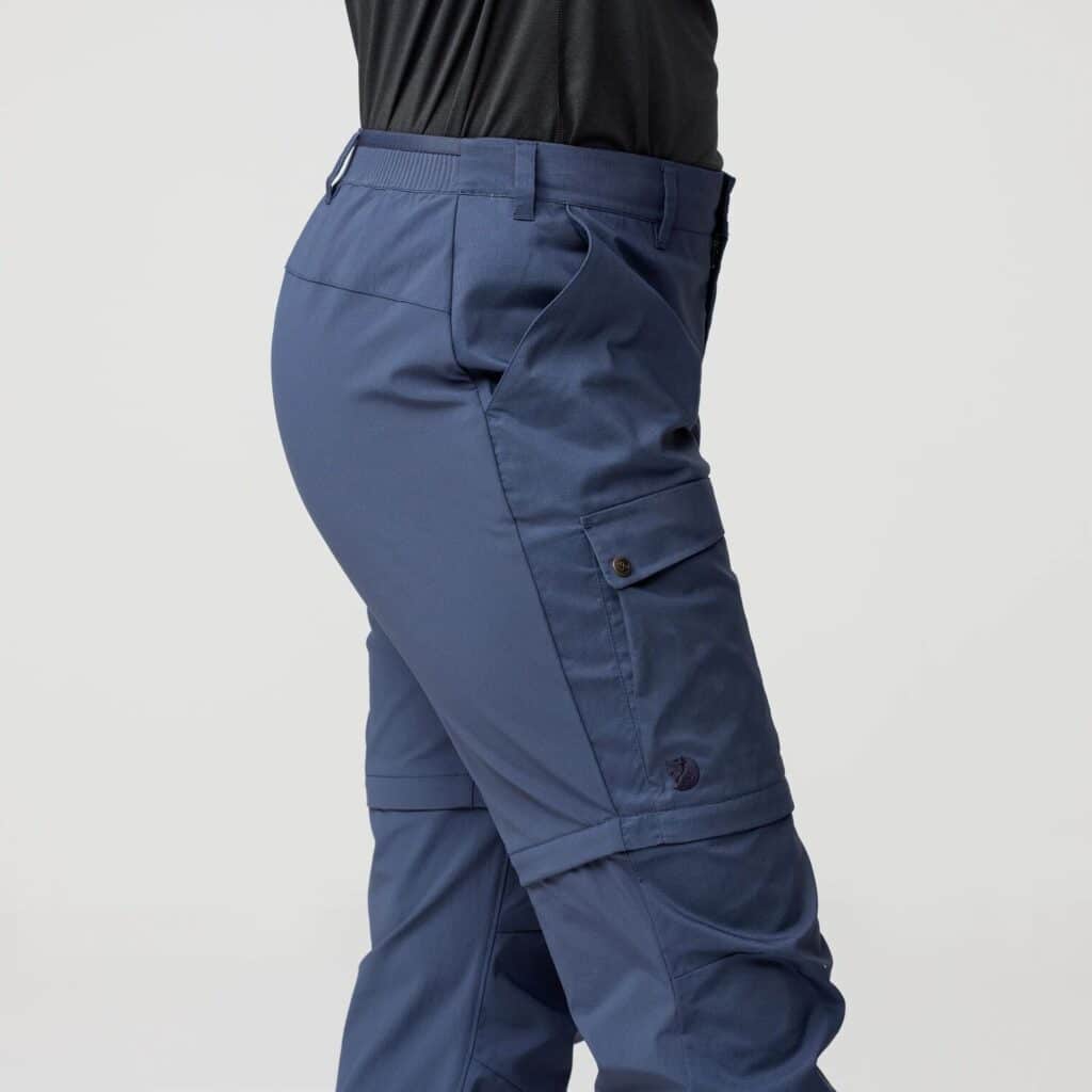 Navy Zip Off bukser til kvinder