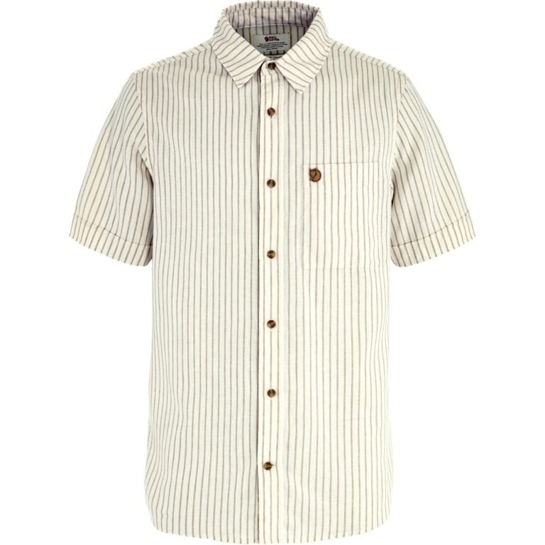 Fjällräven Övik Travel Shirt M - Chalk White-Sand Stone