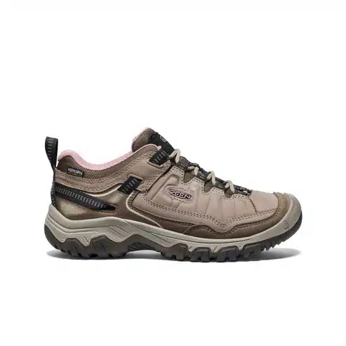 Keen Targhee IV WP Women's Hiking Shoe - Brindle/Nostaliga Rose
