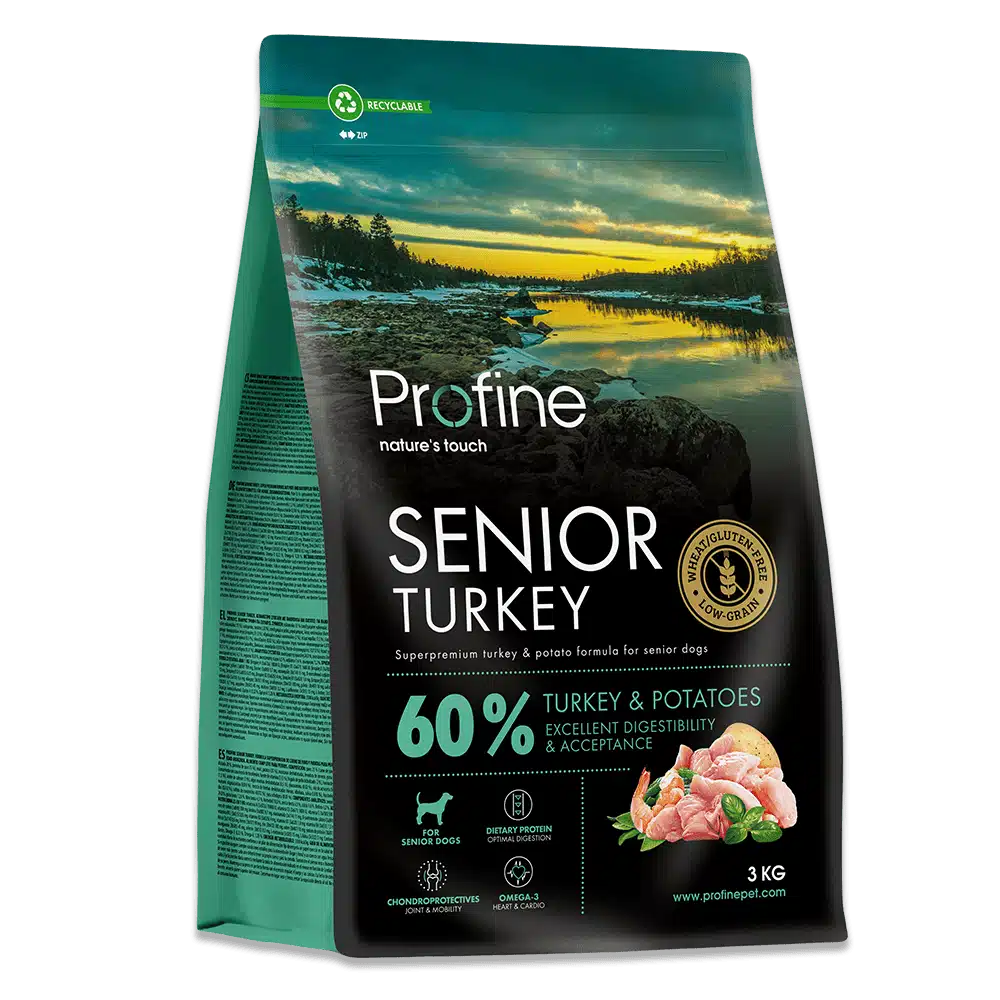 Profine tørfoder Senior Turkey 3kg